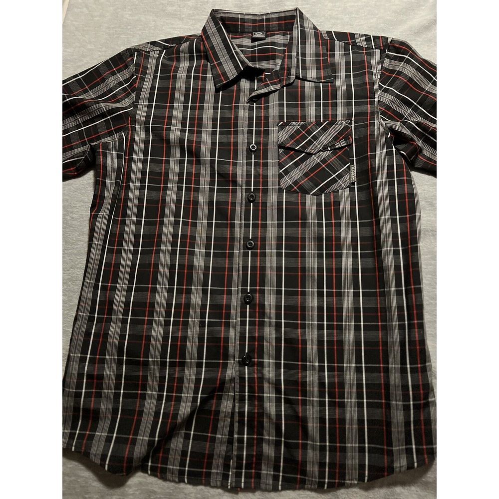 Oakley plaid button up shirt size men's small